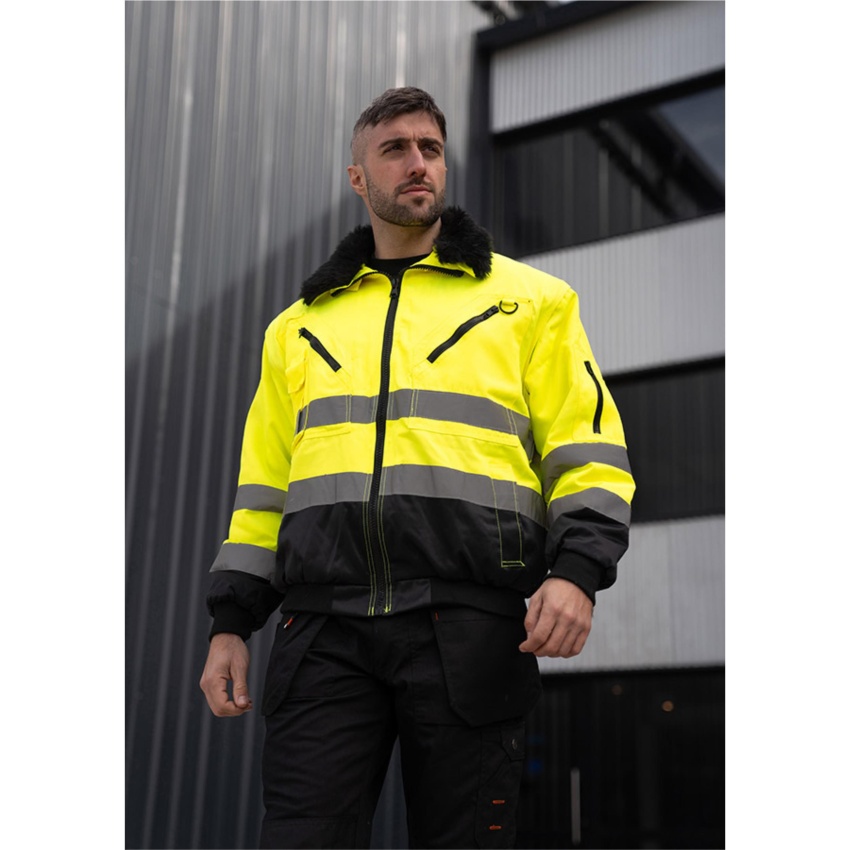 Korntex® KXPJ Hi-Vis Premium Pilotenjacke „Oslo“