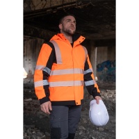 Korntex® Hi-Vis Softshell Regenjacke (Printable)...